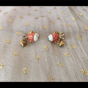 Betsey Johnson Fish Earrings
